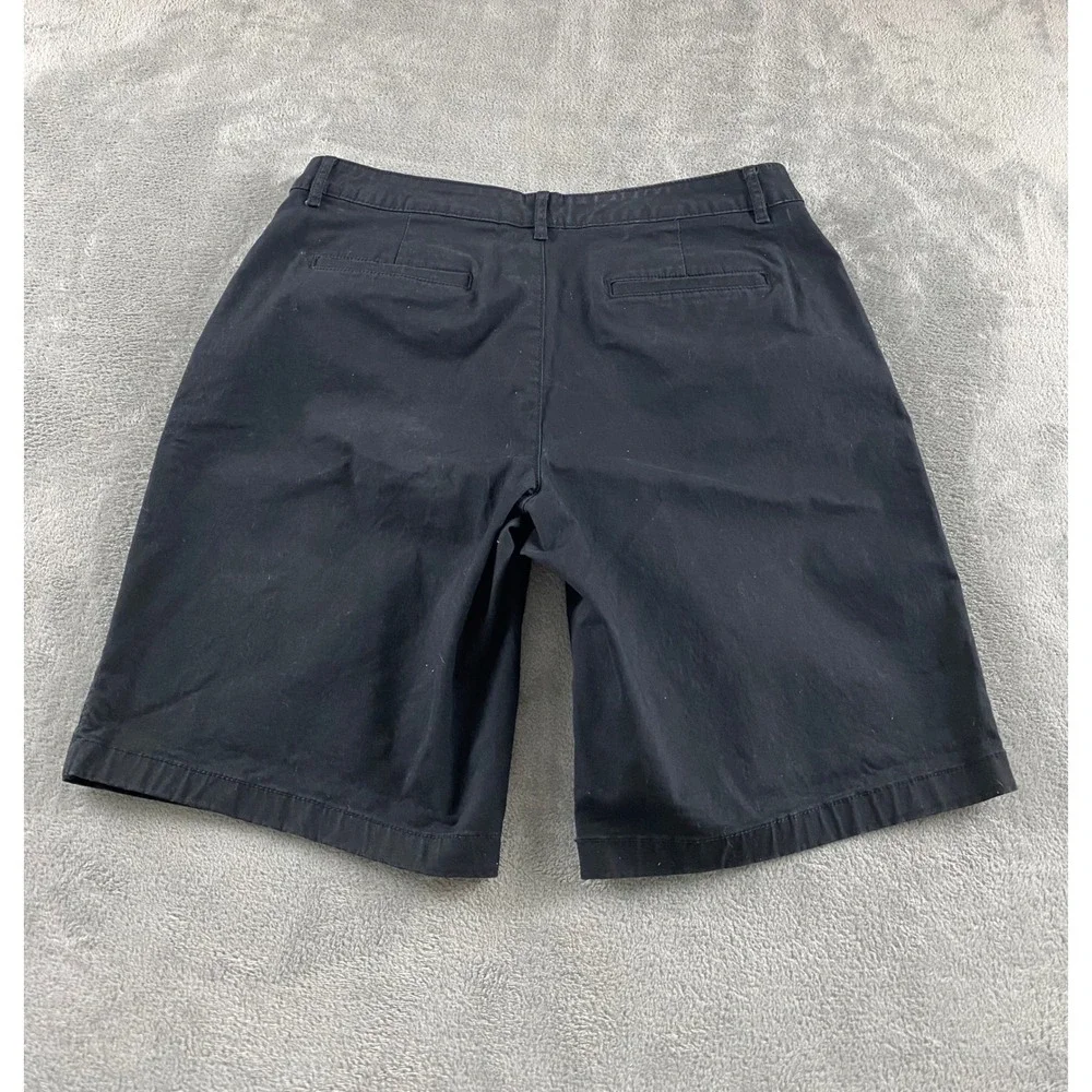 Amazon‎ Essentials Mens Chino Shorts Black Size 14 Cotton Blend Casual Summer